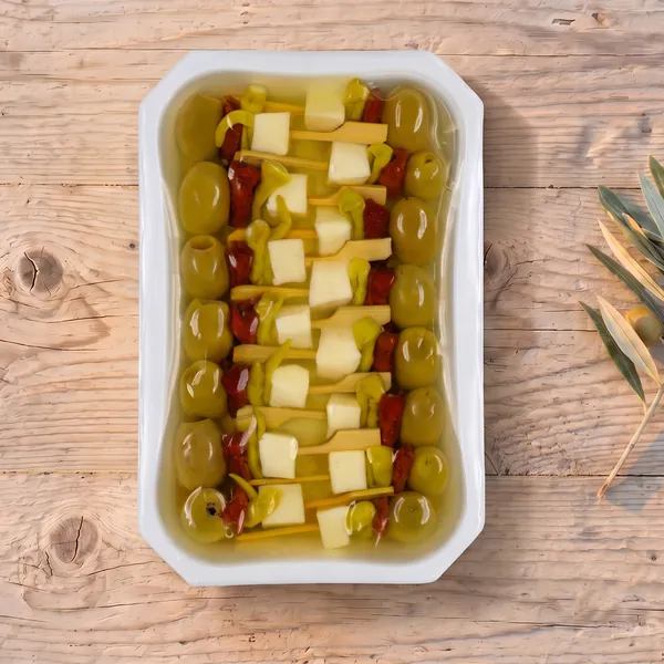 Gildón de queso trufado