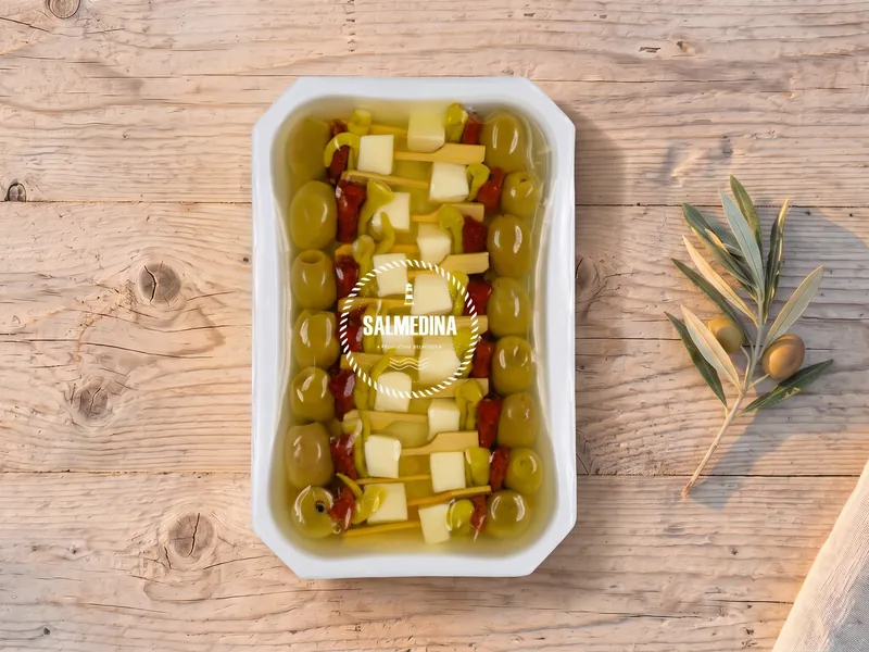 Gildón de queso trufado