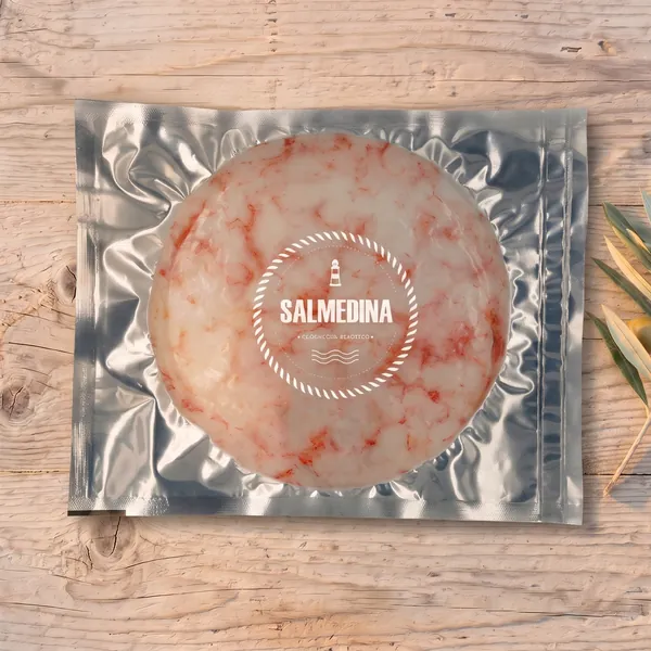 Carpaccio de gamba roja